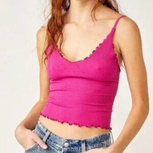 NWT Free People Easy To Love Cami / Dragonfruit / Size XS/S